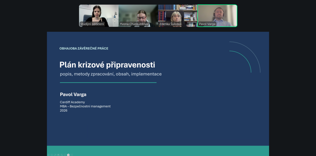 Obhajoby 2026 Cerven 13 | Letní online obhajoby