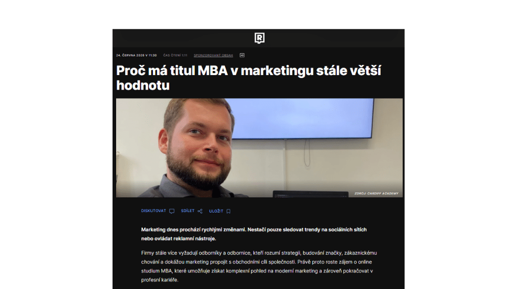 Proc ma titul MBA v marketingu stale vetsi hodnotu | Novinky a aktuality